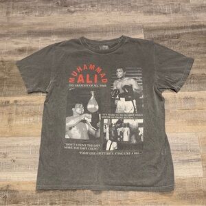 Muhammad Ali Y2K Gray T-Shirt Large